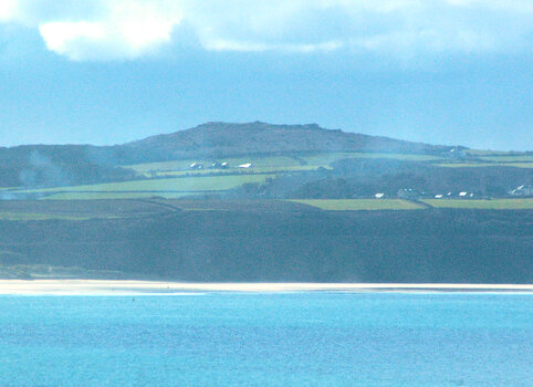 Trencrom Hill from Godrevy