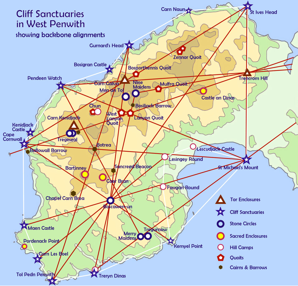 Backbone Alignments in West Penwith